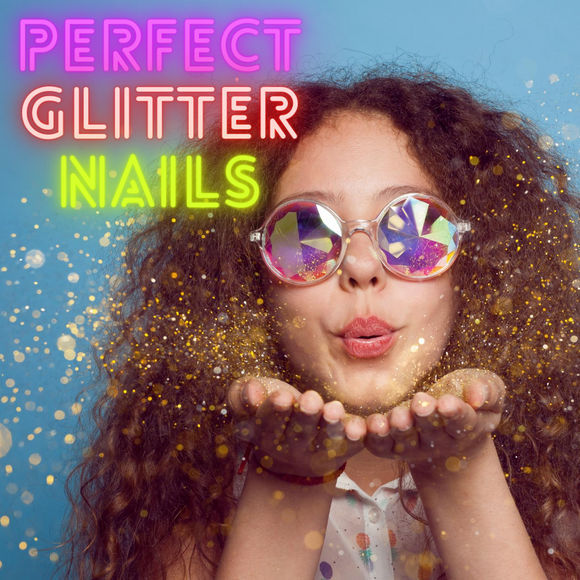 How to get the perfect glitter nails