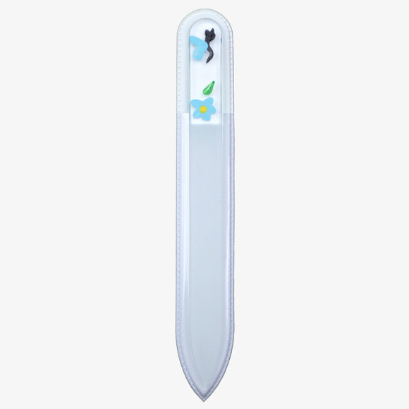 Medium Hand-Painted Glass File (BUTTERFLY) - My NailMakeover