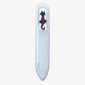 Small Hand-Painted Glass File (CAT) - My NailMakeover