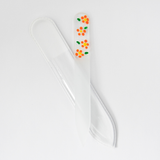 Small Hand-Painted Glass File (FLOWERS) - My NailMakeover