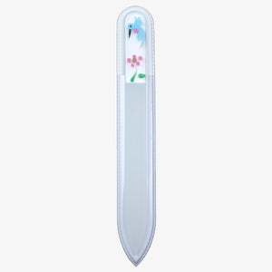 Medium Hand-Painted Glass File (HUMMINGBIRD) - My NailMakeover