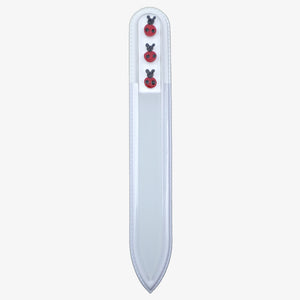 Medium Hand-Painted Glass File (LADYBUGS) - My NailMakeover