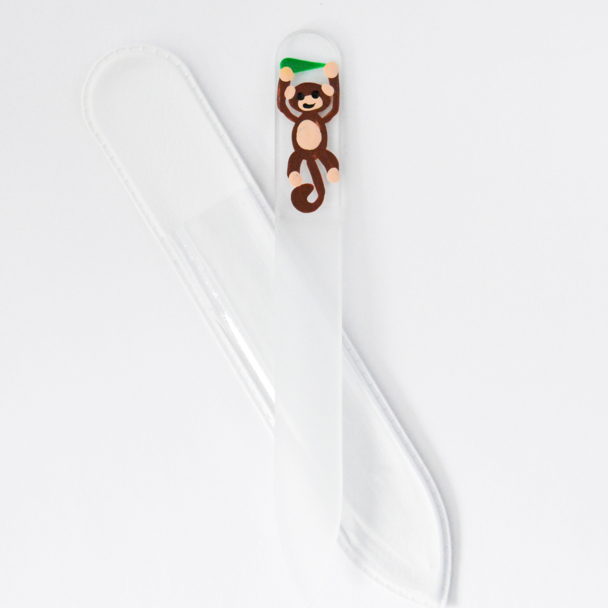 Small Hand-Painted Glass File (MONKEY) - My NailMakeover