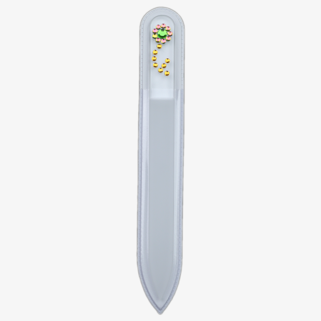Swarovski Crystals Medium Glass File - Blossom - My NailMakeover