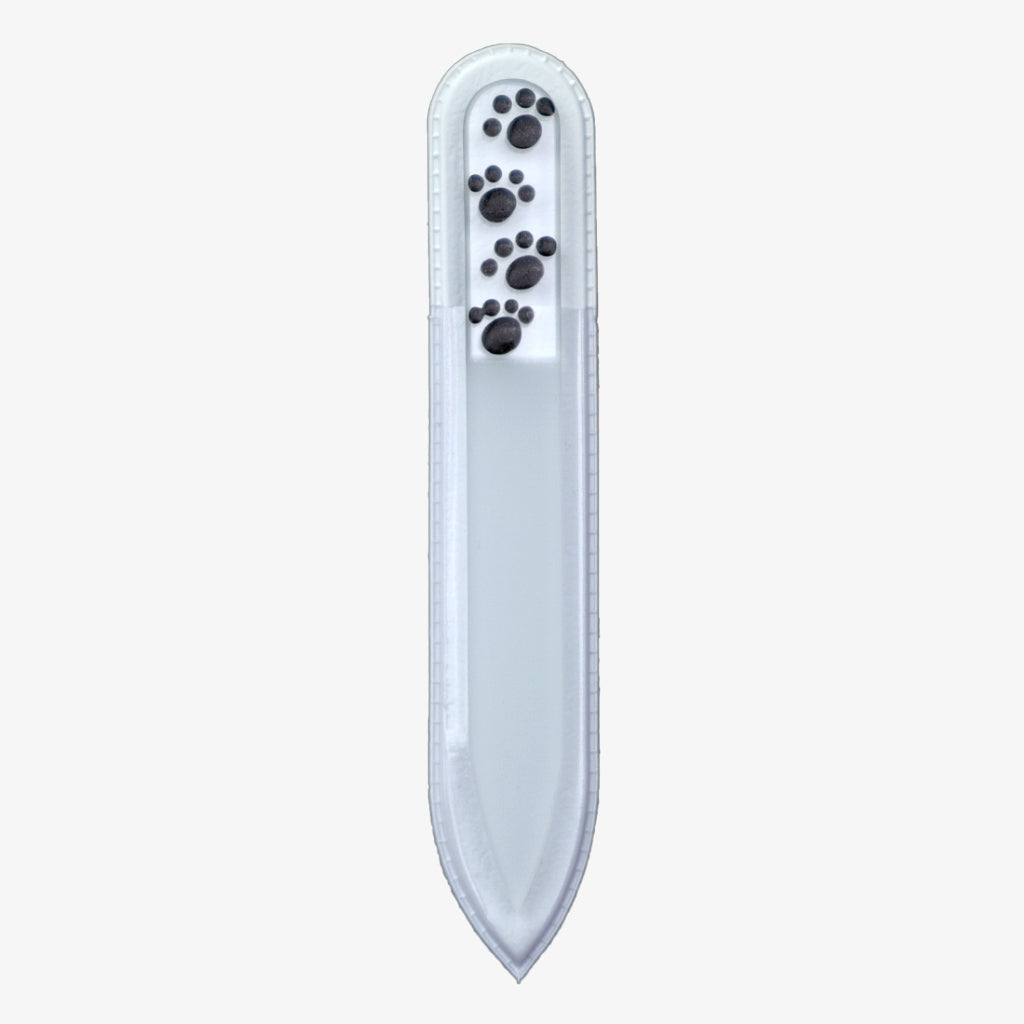 Small Hand-Painted Glass File (PAWS) - My NailMakeover
