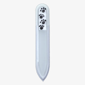 Small Hand-Painted Glass File (PAWS) - My NailMakeover