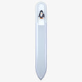 Medium Hand-Painted Glass File (PENGUIN) - My NailMakeover