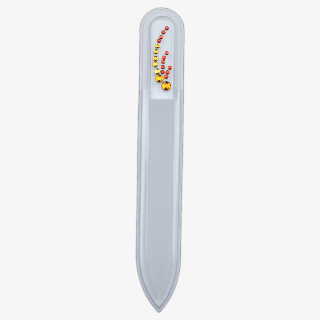 Swarovski Crystals Medium Glass File - Flare - My NailMakeover